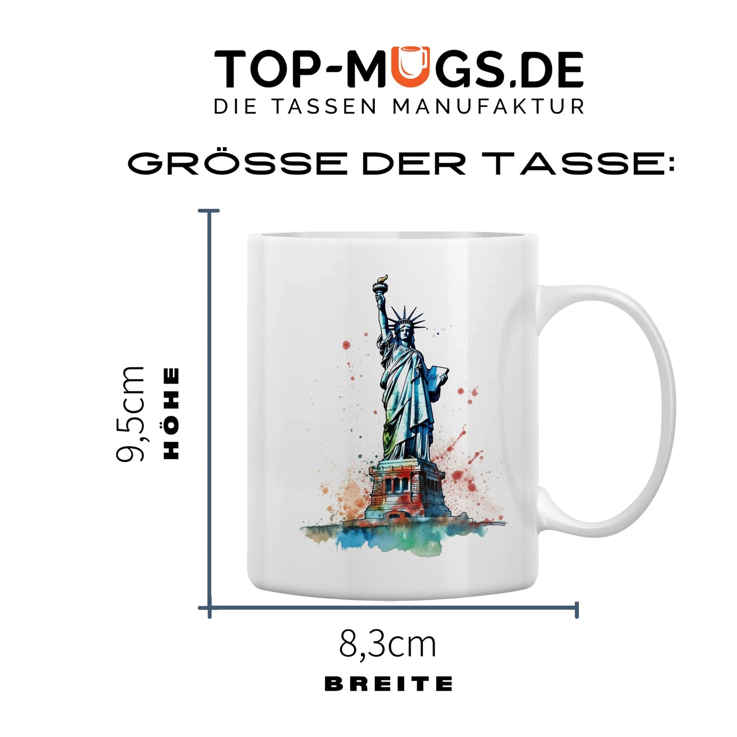 Spruchtasse - Freiheitsstatue