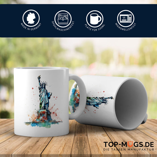 Spruchtasse - Freiheitsstatue