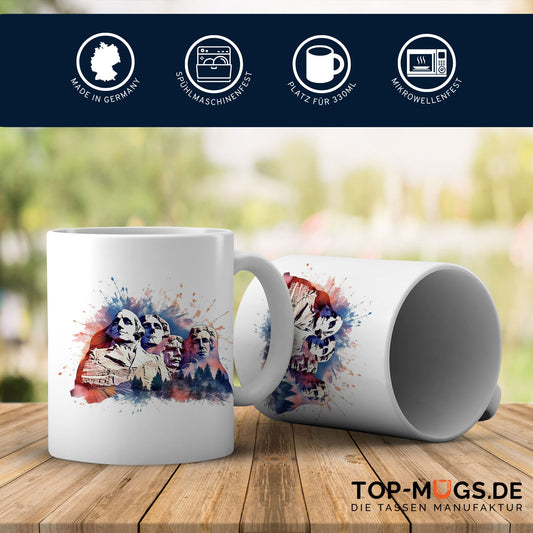 Spruchtasse - Mount Rushmore