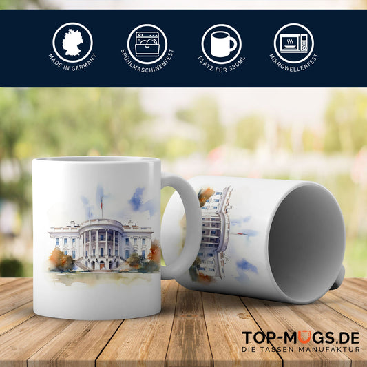 Spruchtasse - Das weiße Haus