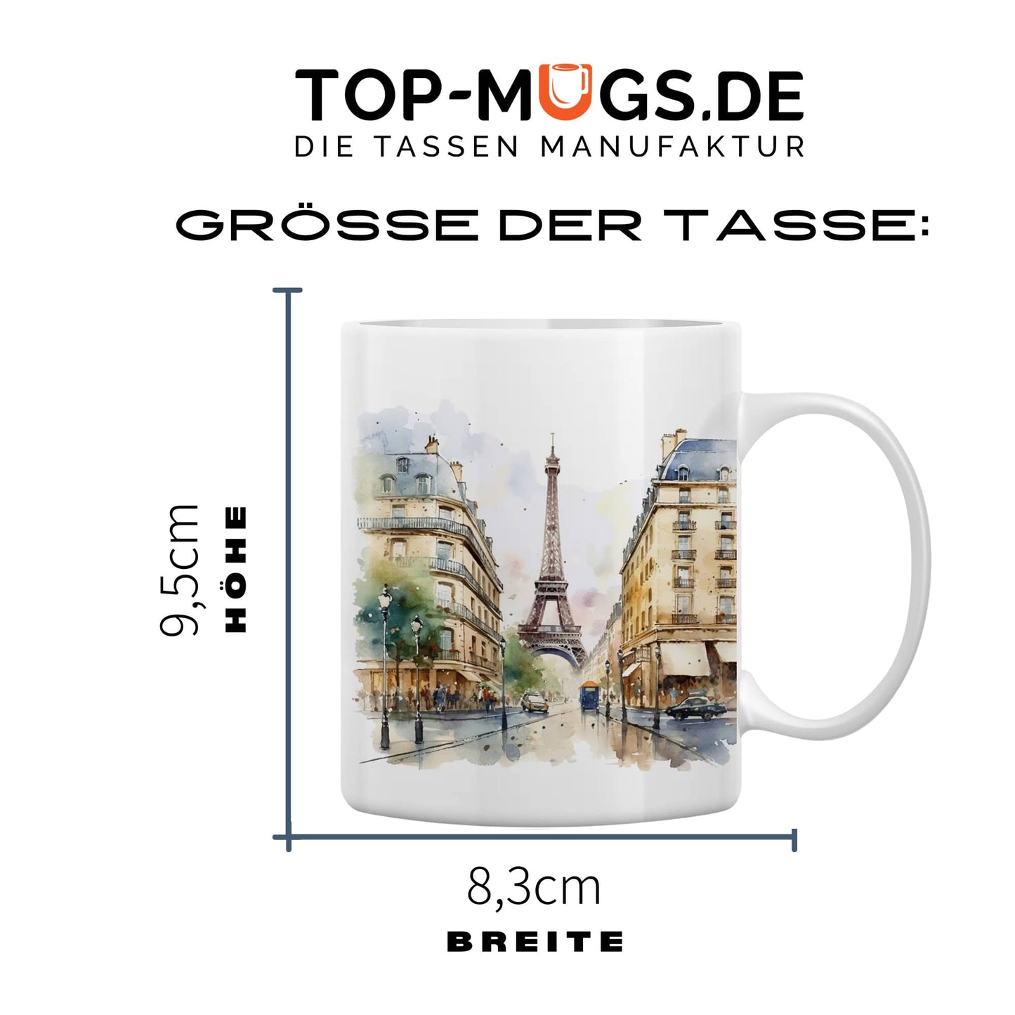 Spruchtasse - Der Eifelturm