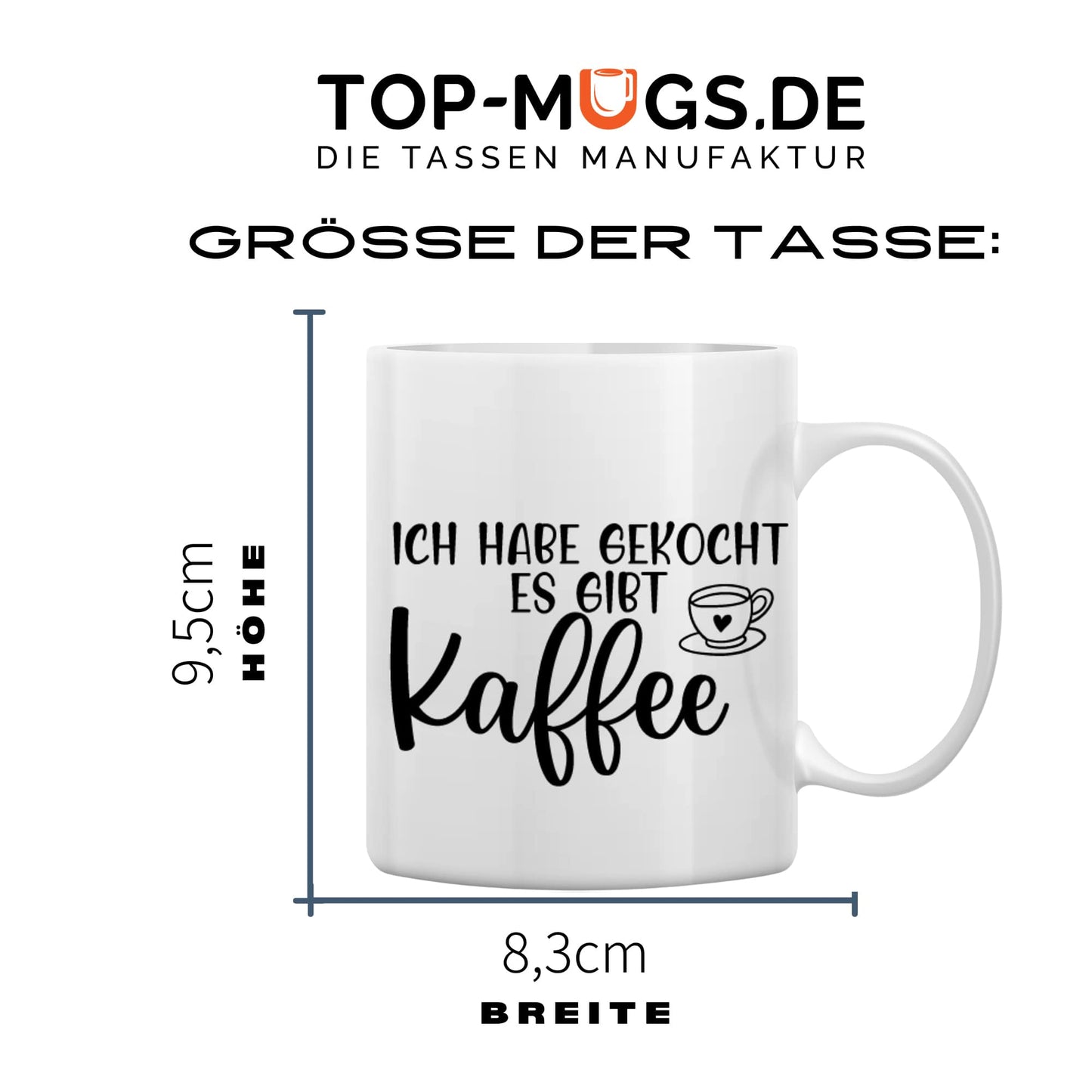 Spruchtasse - Ich habe gekocht...