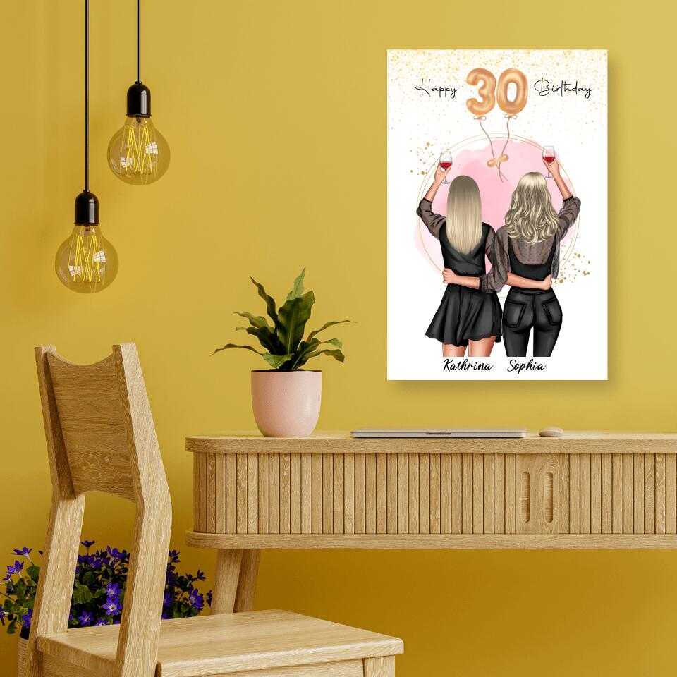 Geschenk Freundinnen Geburtstag - Poster
