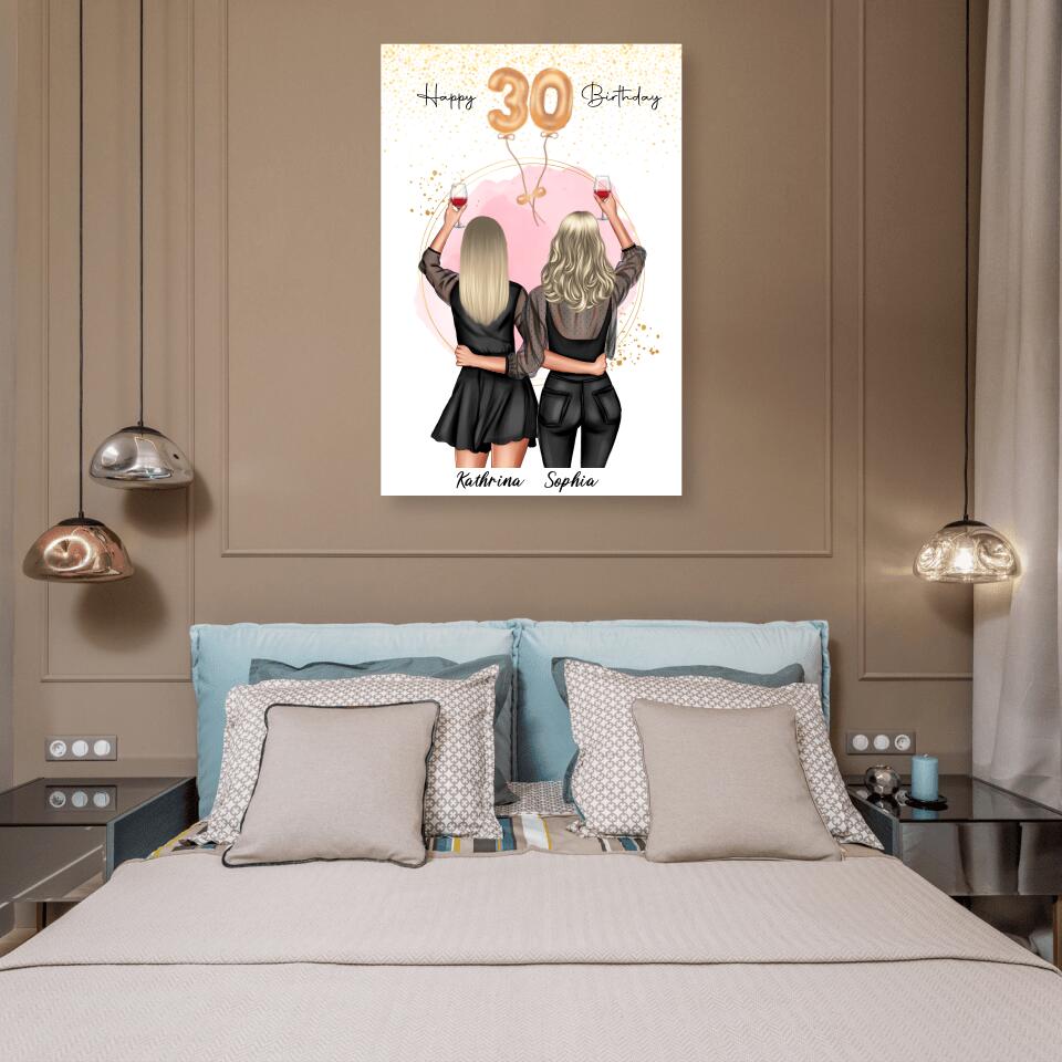 Geschenk Freundinnen Geburtstag - Poster
