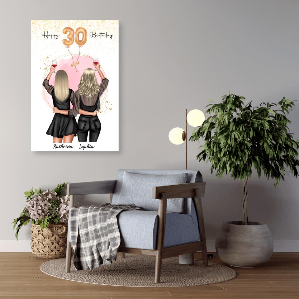 Geschenk Freundinnen Geburtstag - Poster