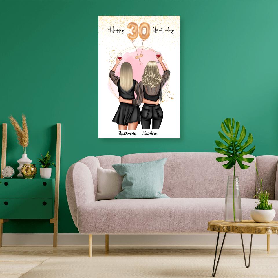 Geschenk Freundinnen Geburtstag - Poster
