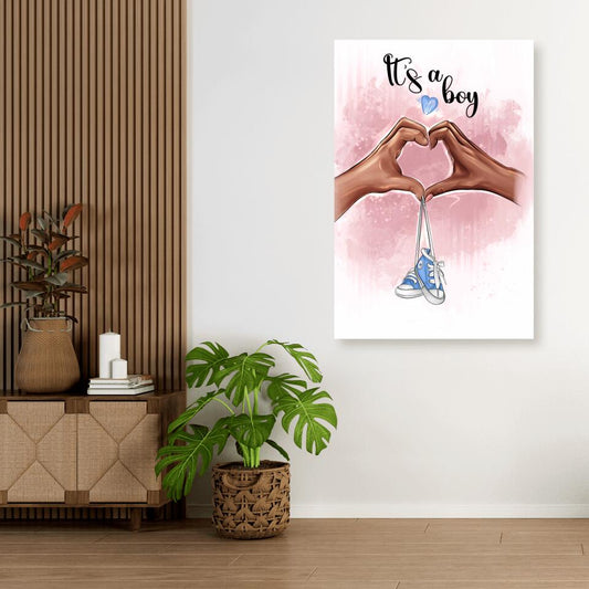 Es ist ein Junge - Leinwand