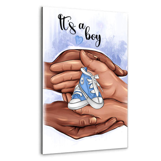 Es ist ein Junge - Alu-Dibond