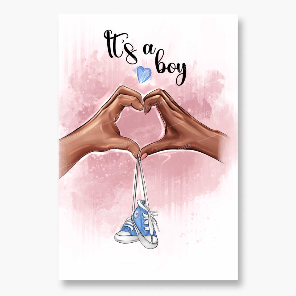 Es ist ein Junge - Alu-Dibond