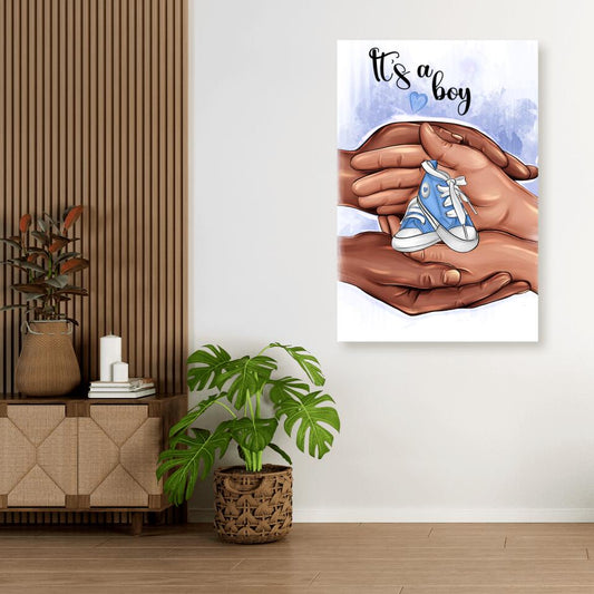 Es ist ein Junge - Leinwand