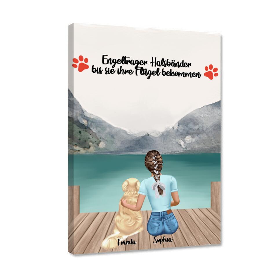 Hundemama personalisiertes Geschenk - Alu-Dibond