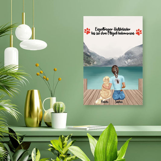 Hundemama personalisiertes Geschenk - Poster