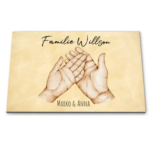 Family Hands - Alu-Dibond