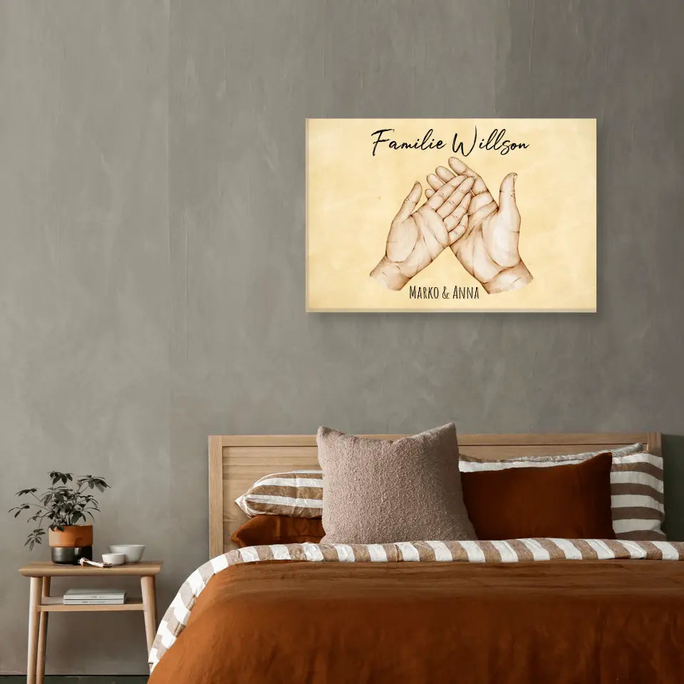 Family Hands - Alu-Dibond
