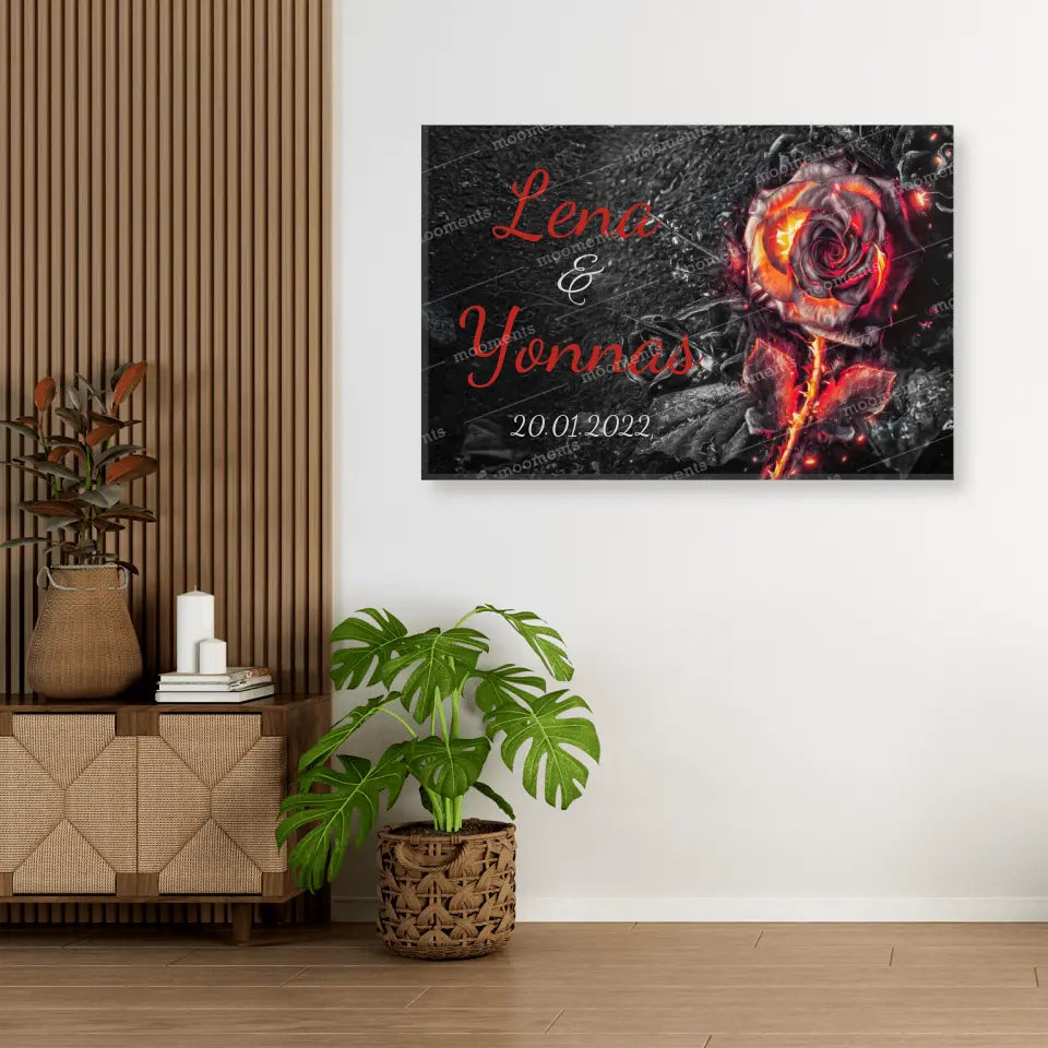 Burnt Rose - Poster