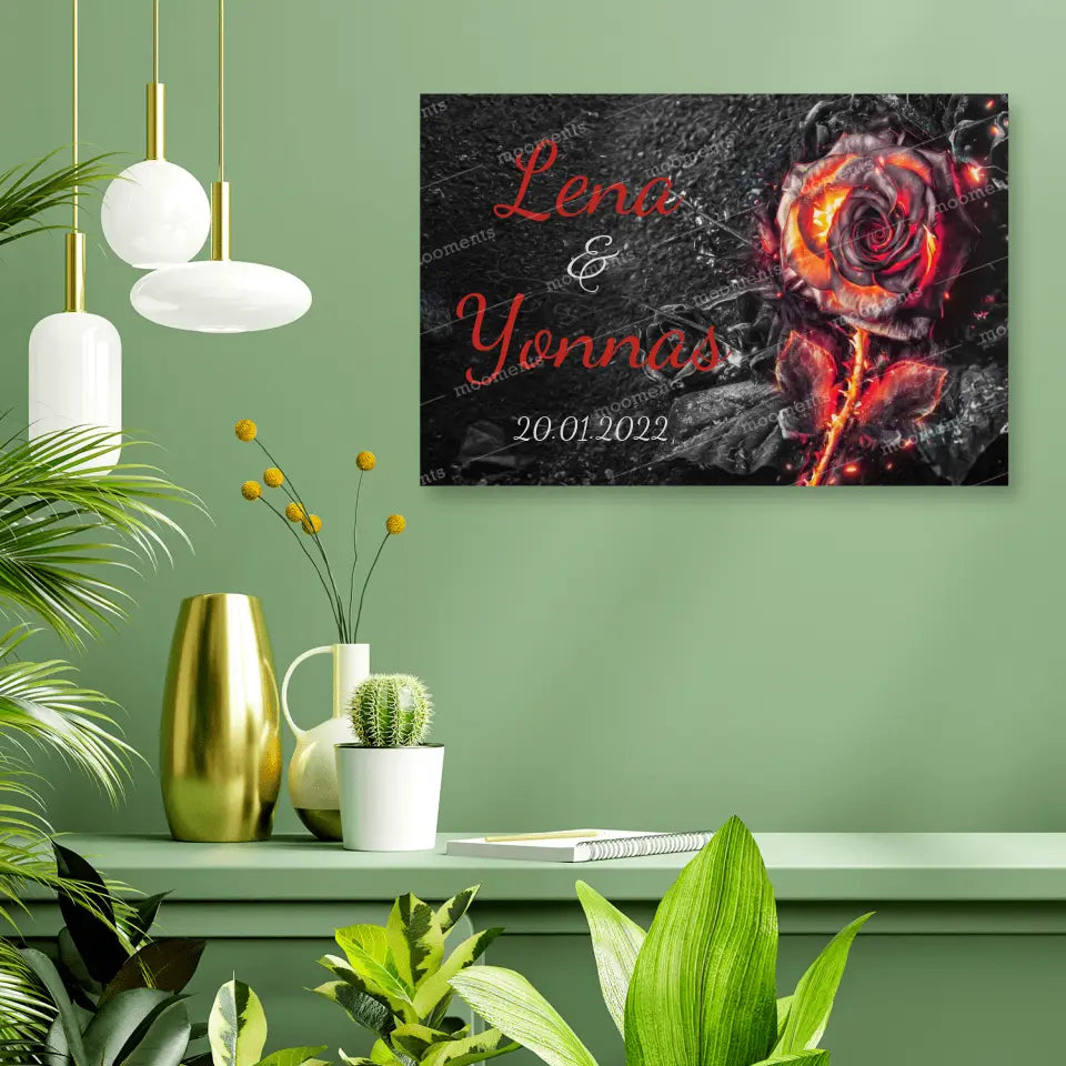 Burnt Rose - Poster