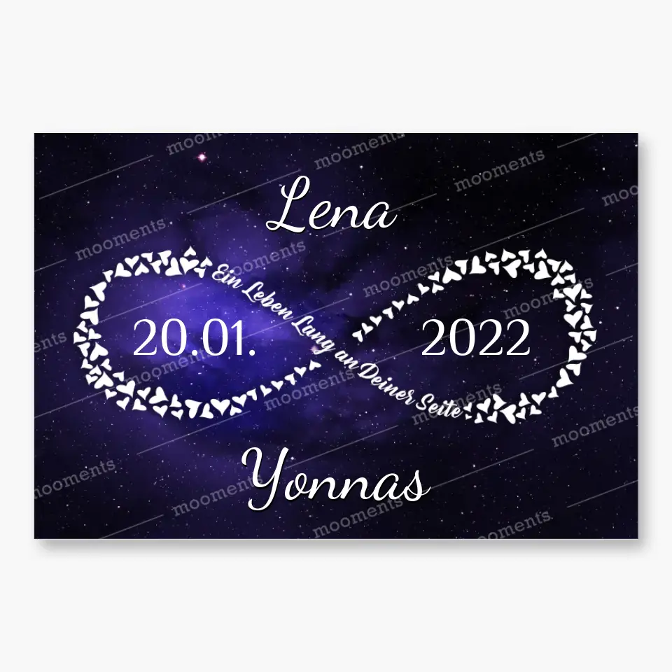 Infinity Couple - Leinwand