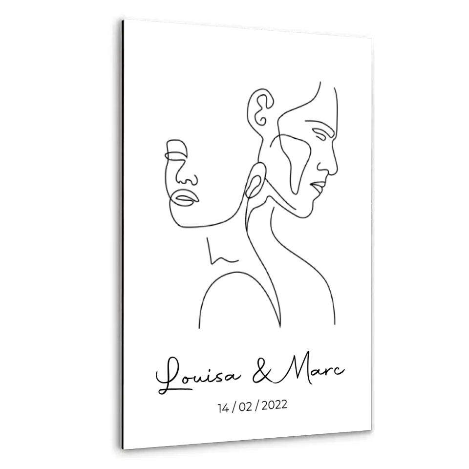 Pärchen-Bild ,,Die Kunst der Liebe" - Poster