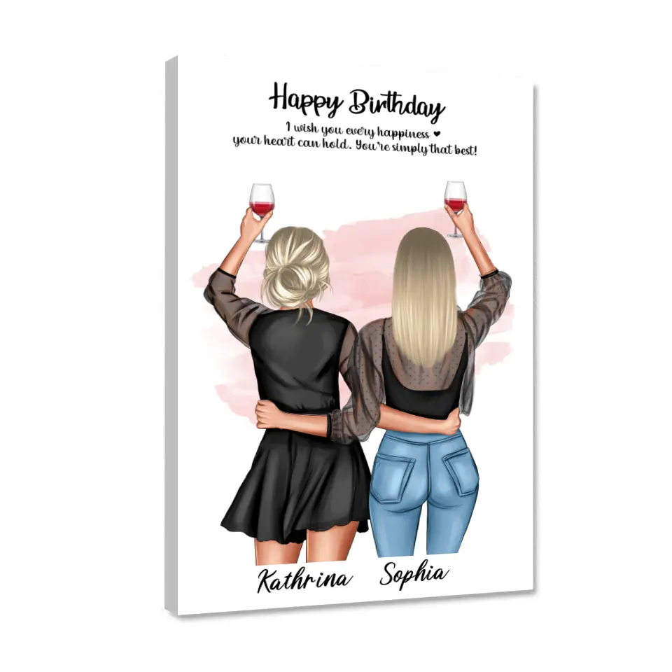 Geschenk Freundinnen - Poster