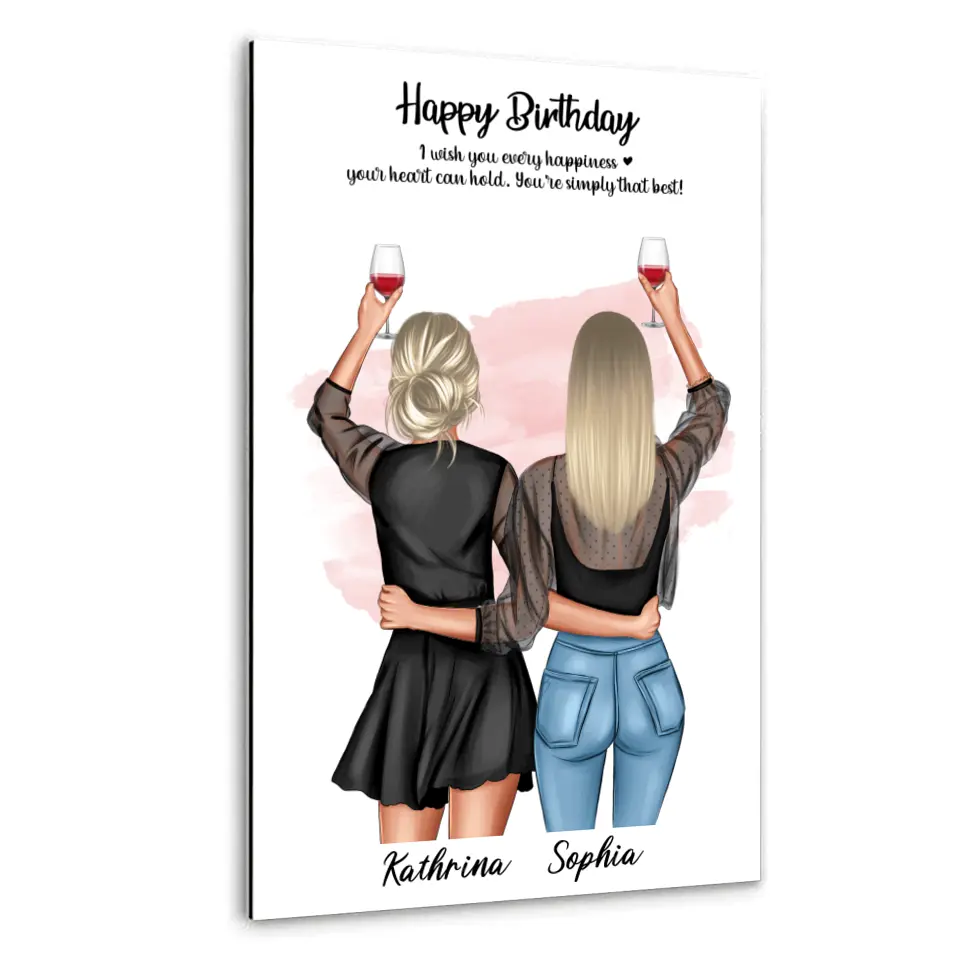Geschenk Freundinnen - Poster