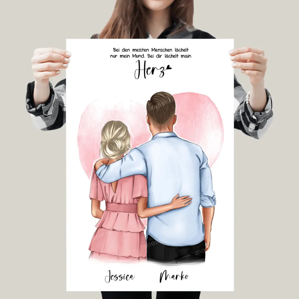 Geschenk Pärchen - Poster