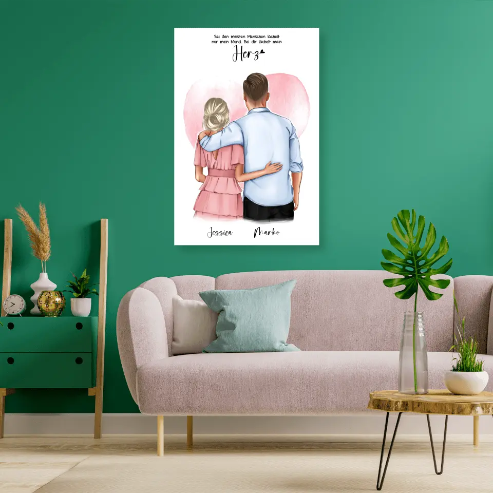 Geschenk Pärchen - Poster