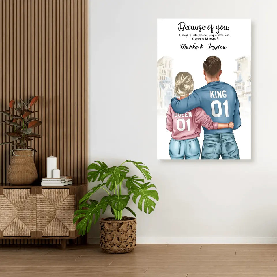 Geschenk ,,King & Queen" - Poster