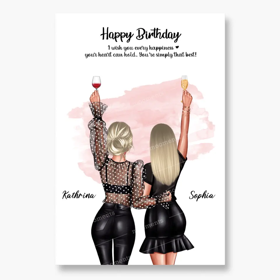 Geschenk für die beste Freundin - Poster