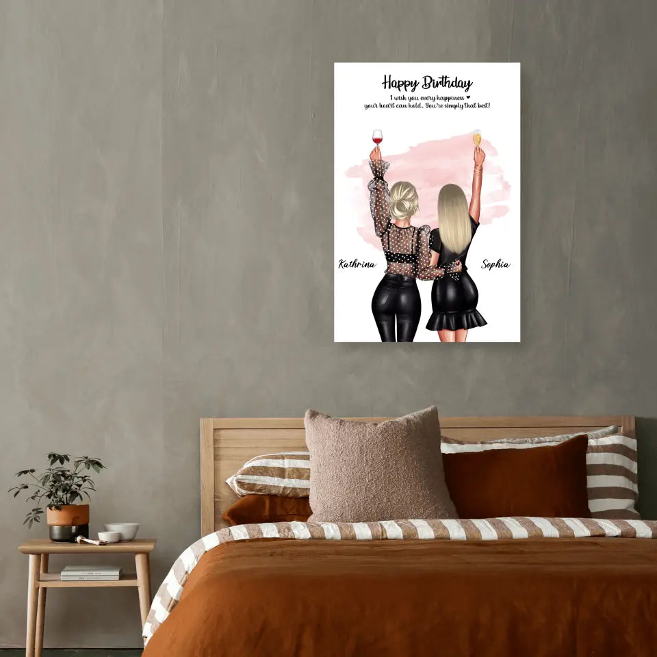 Geschenk für die beste Freundin - Poster