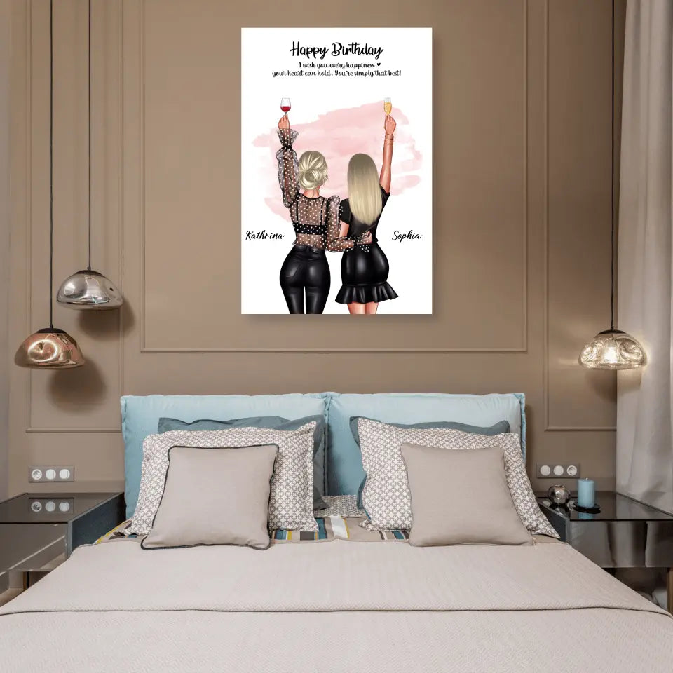 Geschenk für die beste Freundin - Poster