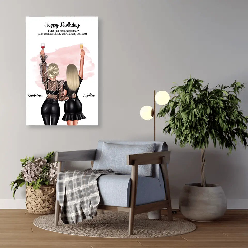 Geschenk für die beste Freundin - Poster