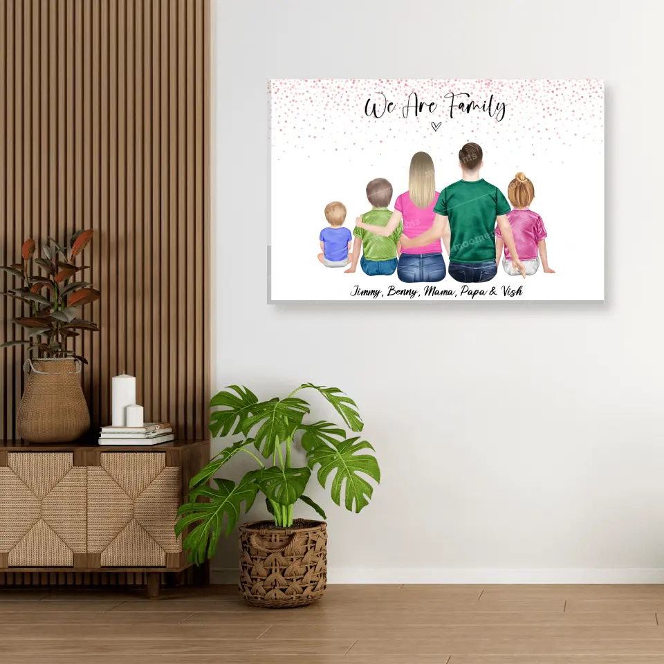 Deine Familie - Personalisiertes Geschenk - Poster