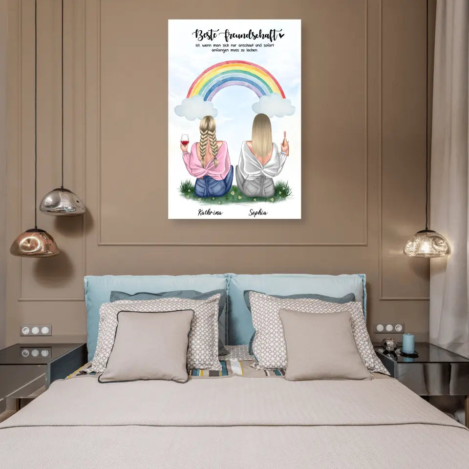 Geschenk für bunte Freundin - Poster
