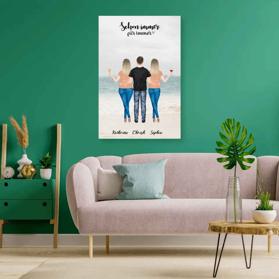 Familie - Alu-Dibond