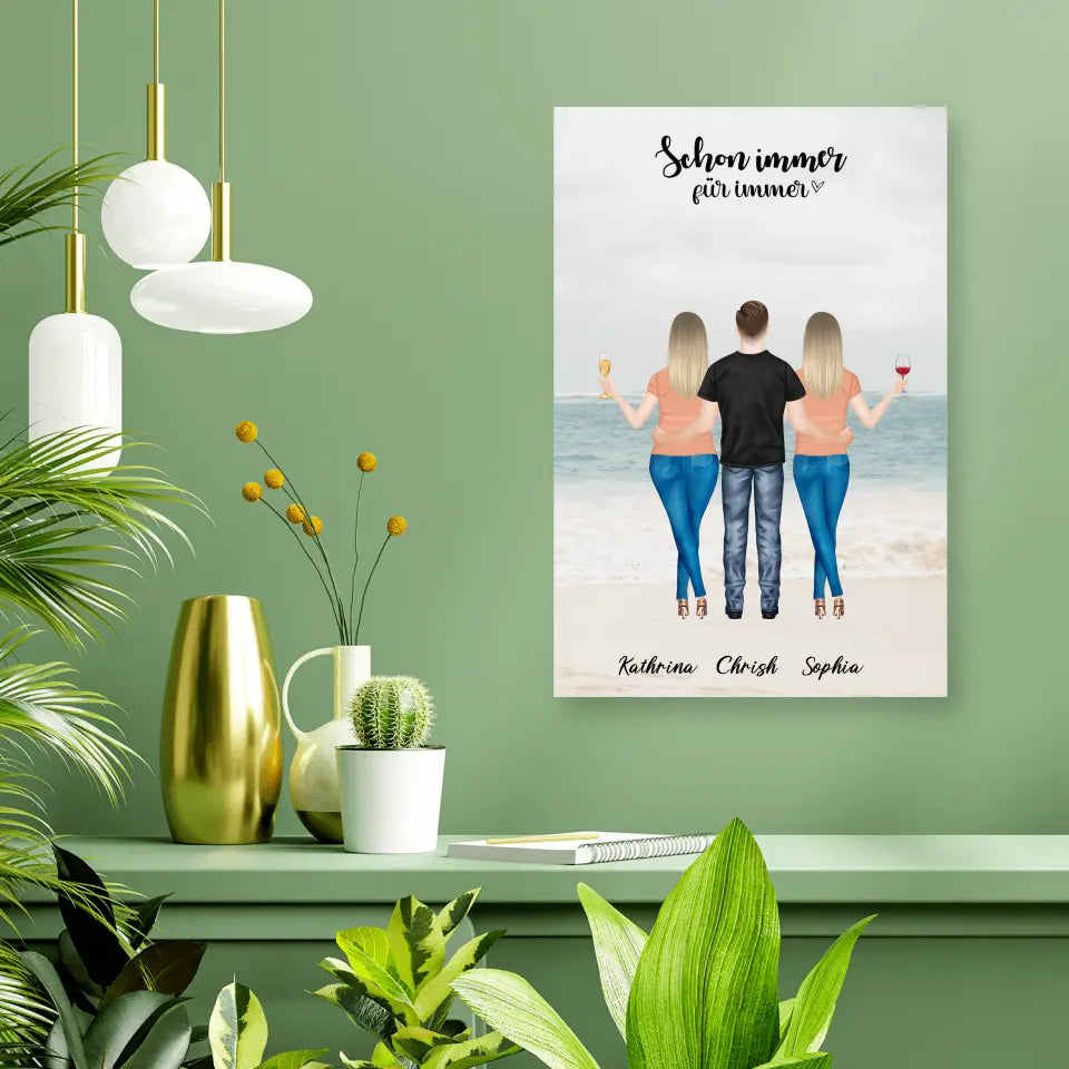 Familie - Alu-Dibond