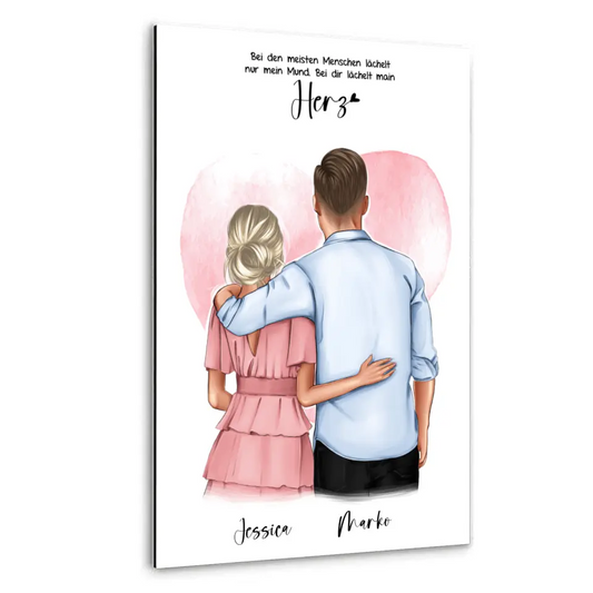Geschenk Pärchen - Alu-Dibond
