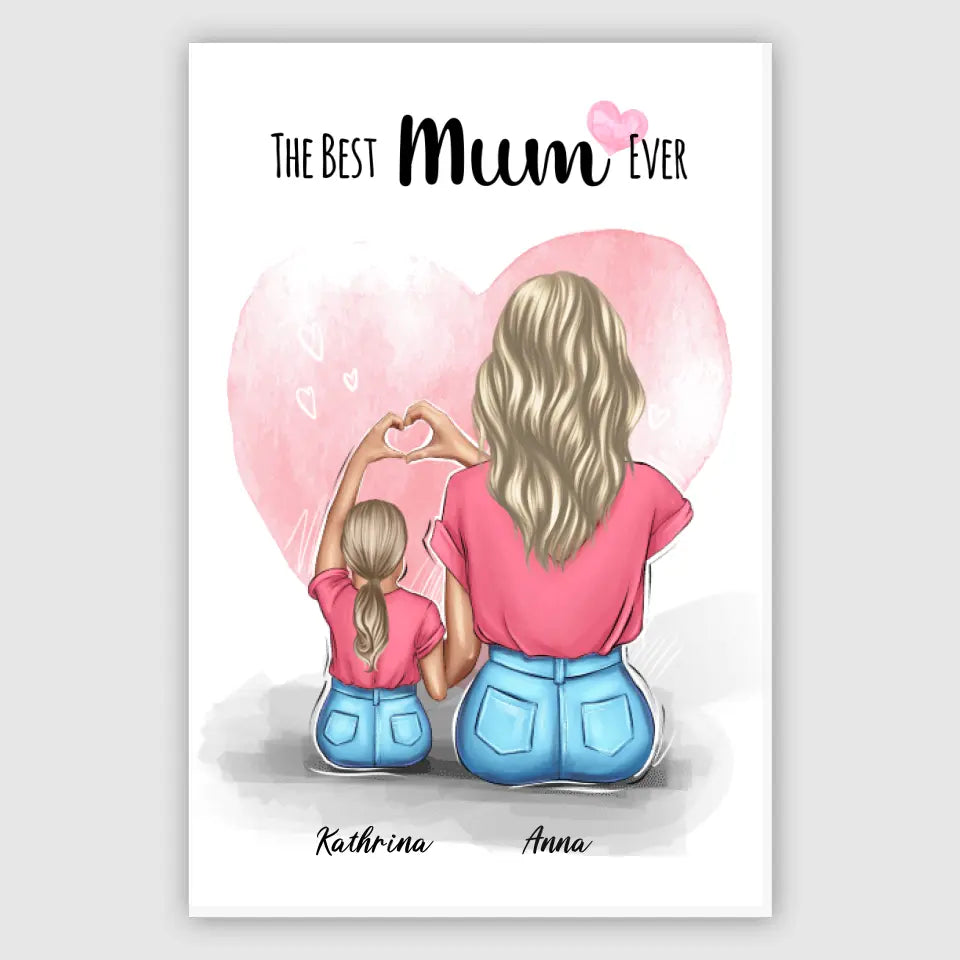 Die beste Mutter aller Zeiten - Alu-Dibond