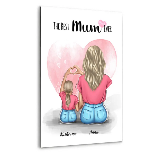 Die beste Mutter aller Zeiten - Alu-Dibond