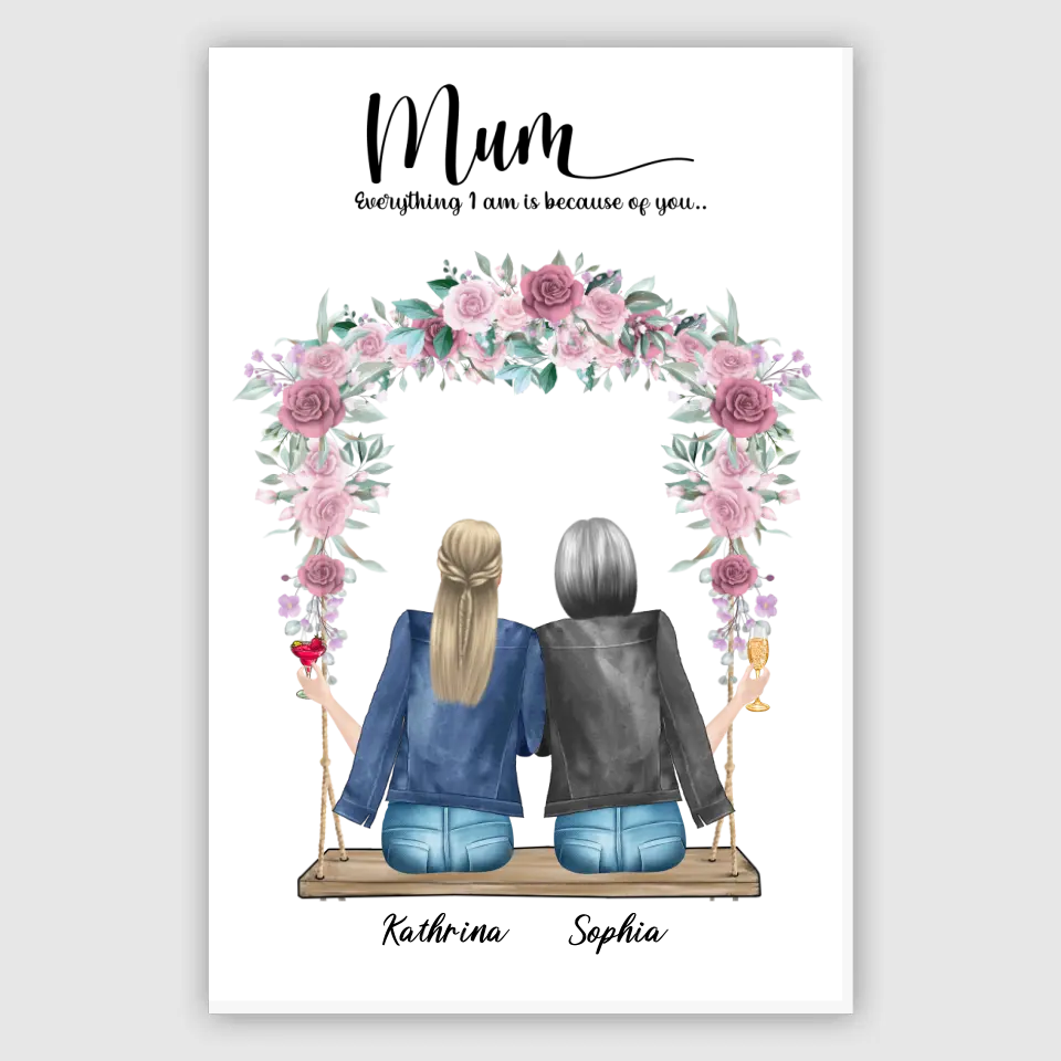 Mama und ihre beiden Töchter