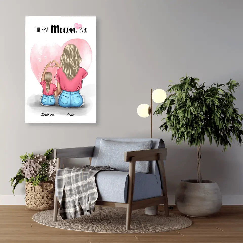 Die beste Mutter aller Zeiten - Alu-Dibond
