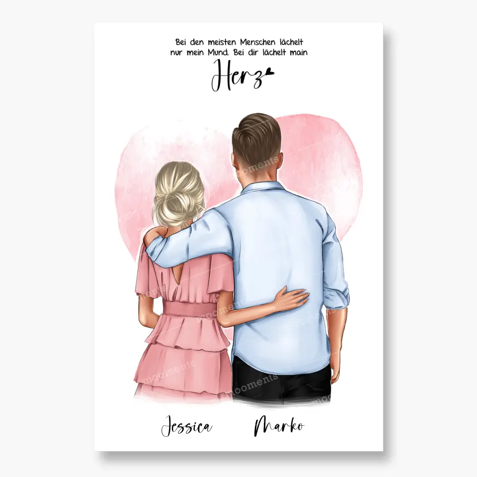 Geschenk Pärchen - Alu-Dibond