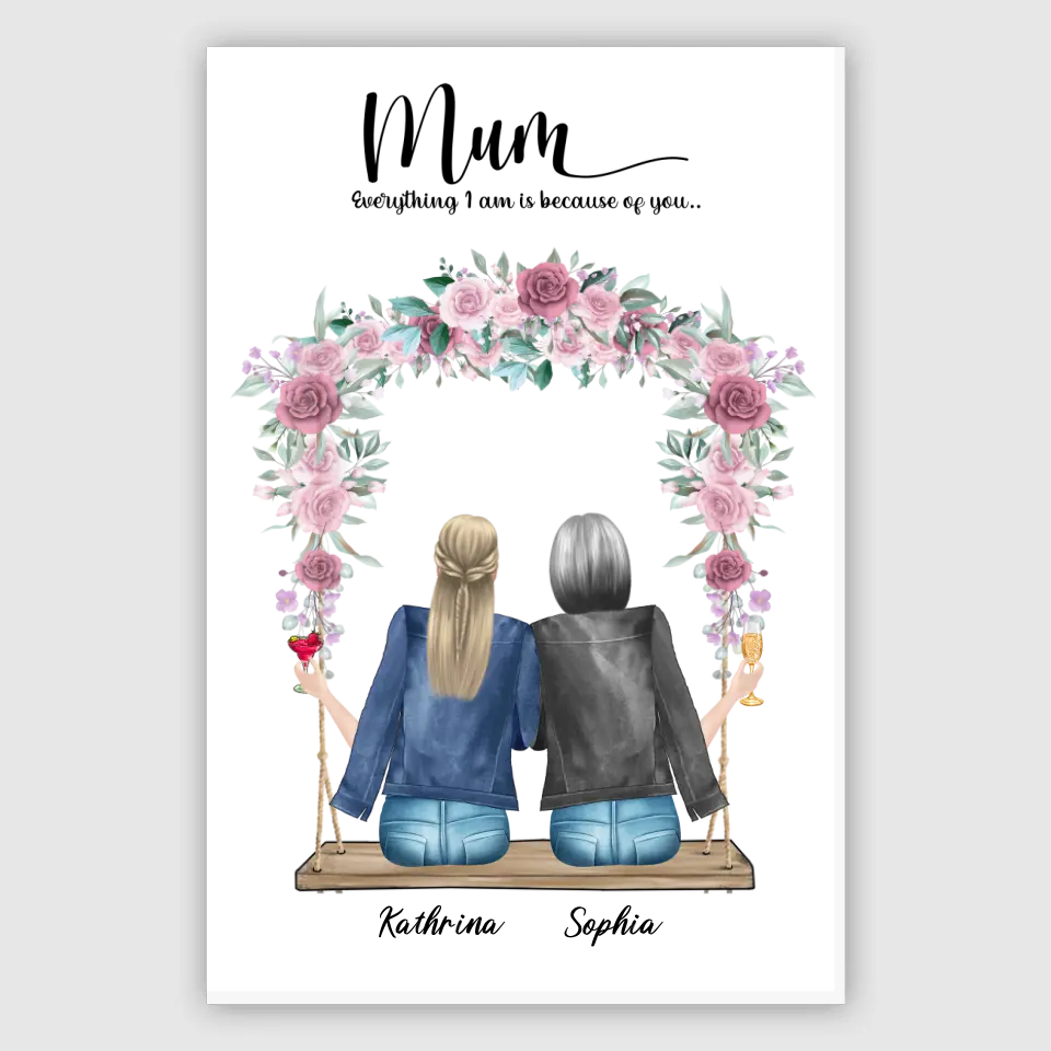 Mama und ihre beiden Töchter