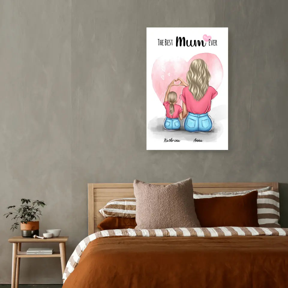 Die beste Mutter aller Zeiten - Alu-Dibond
