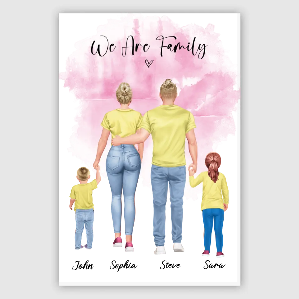 Family Back View 02 - Alu-Dibond