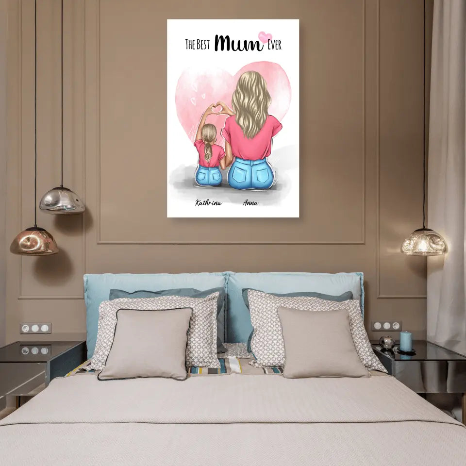 Die beste Mutter aller Zeiten - Alu-Dibond