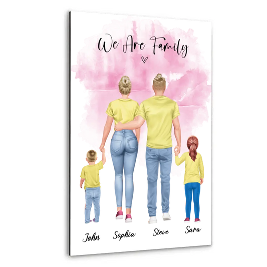 Family Back View 02 - Alu-Dibond