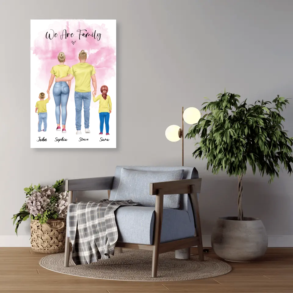 Family Back View 02 - Alu-Dibond
