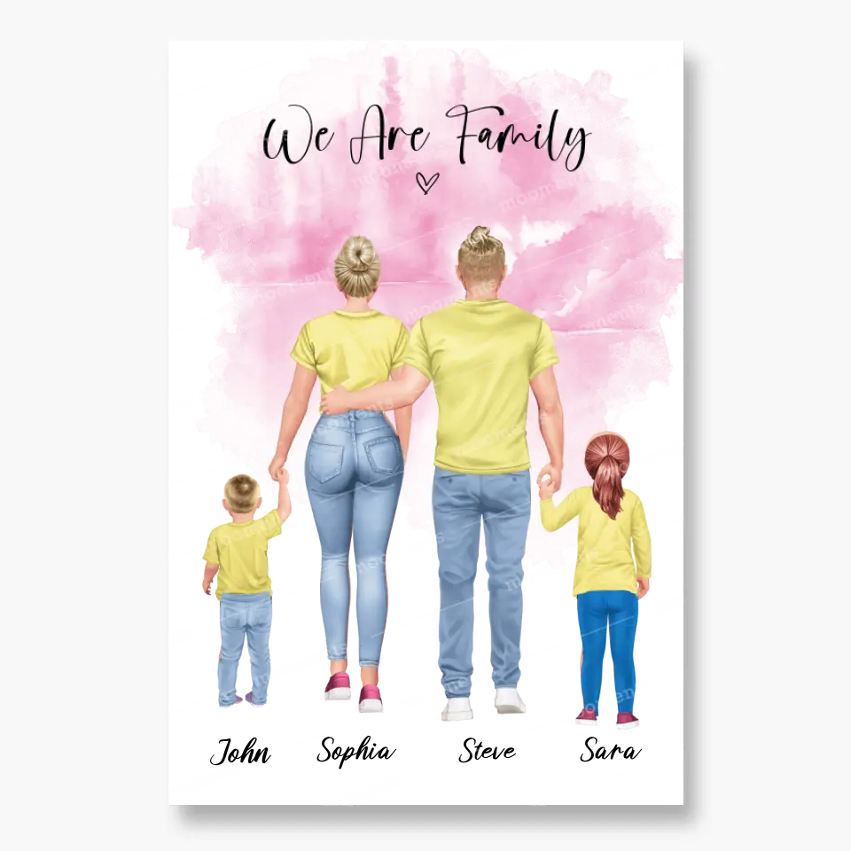 Family Back View 02 - Alu-Dibond