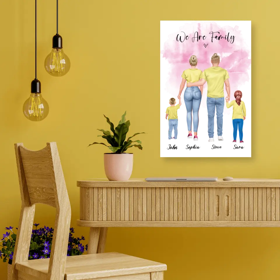 Family Back View 02 - Alu-Dibond