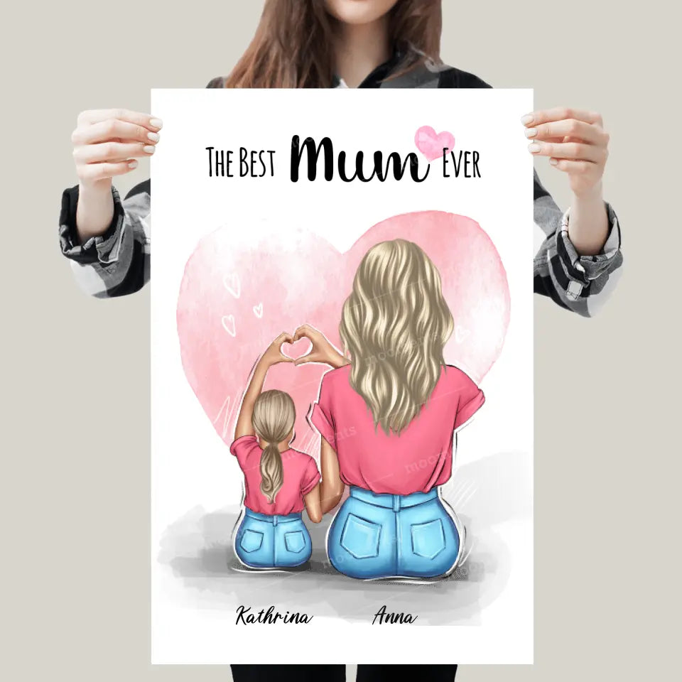 Die beste Mutter aller Zeiten - Alu-Dibond